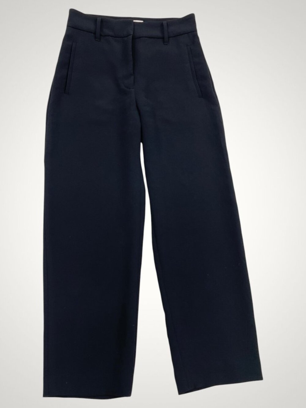 Wilfred Aritzia Black High Rise Wide Leg Trousers Pants Women's 6 Fits 28x27